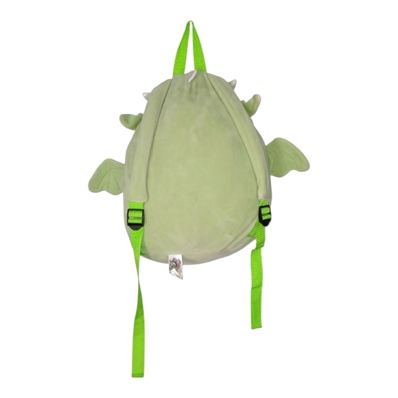 Squishmallows Drew The Dragon 12" Green Backpack Bag - Picture 2 of 2